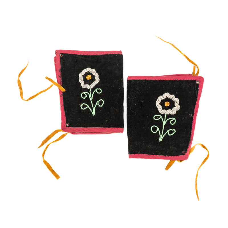 First Nations Beaded Dancing Cuffs : Armbands & Leg Wraps