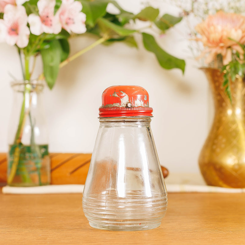 Nut Chopper Jar with Red Lid