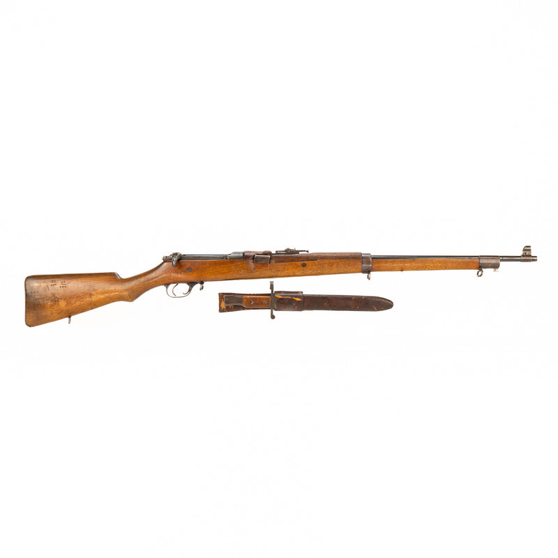 RARE WWI Ross Mk II Bolt Action Rifle U.S. Marked with Matching Bayonet