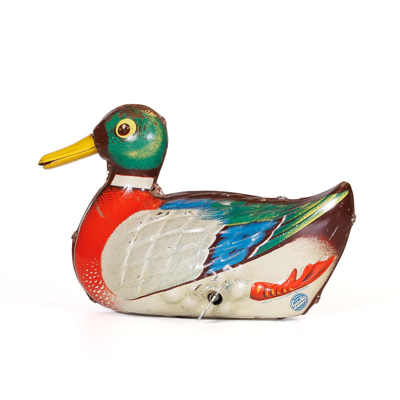 Post-War German Gescha Wind Up Duck