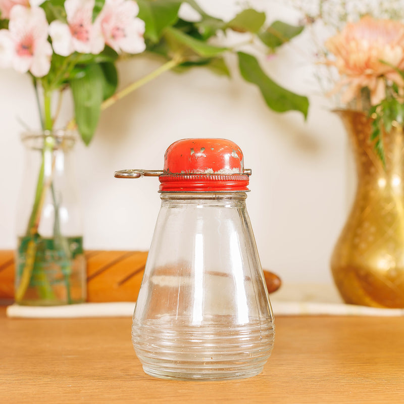 Nut Chopper Jar with Red Lid