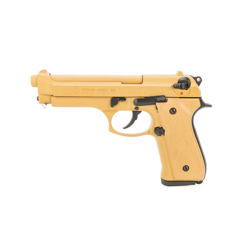 Bruni Model 92 Semi-Auto Blank Firing Pistol : 9mm PAK