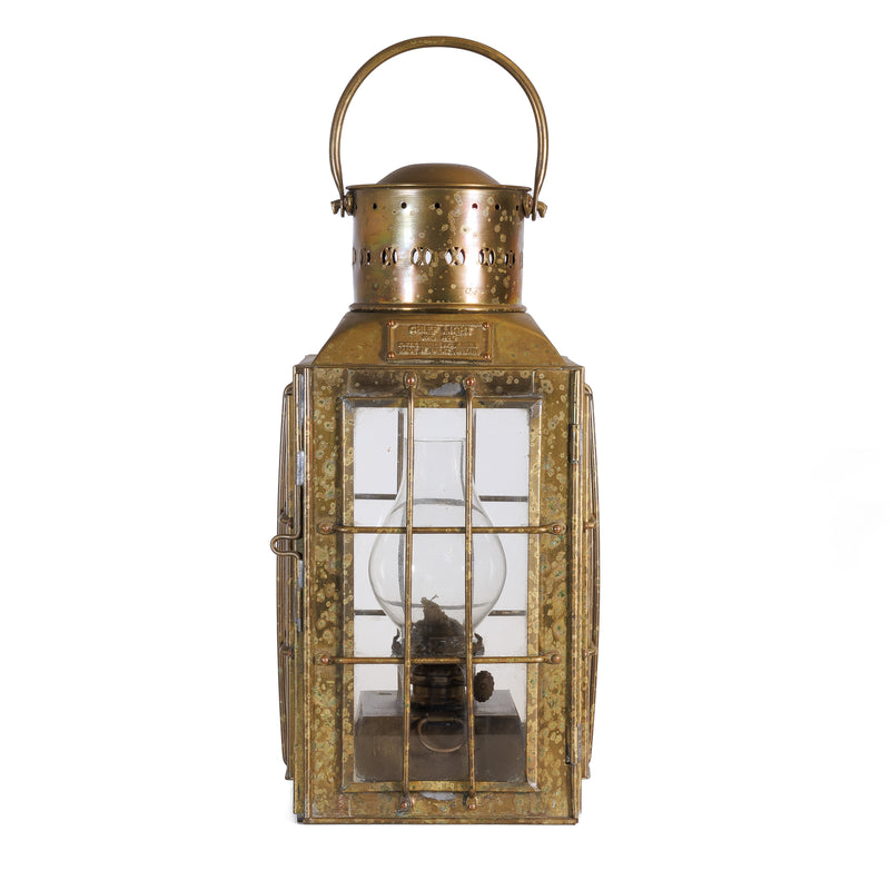 Vintage Brass Chief Light Marine Lantern