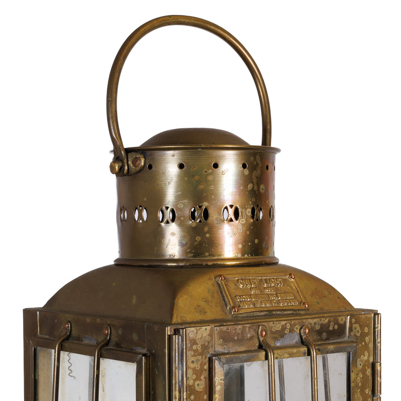 Vintage Brass Chief Light Marine Lantern