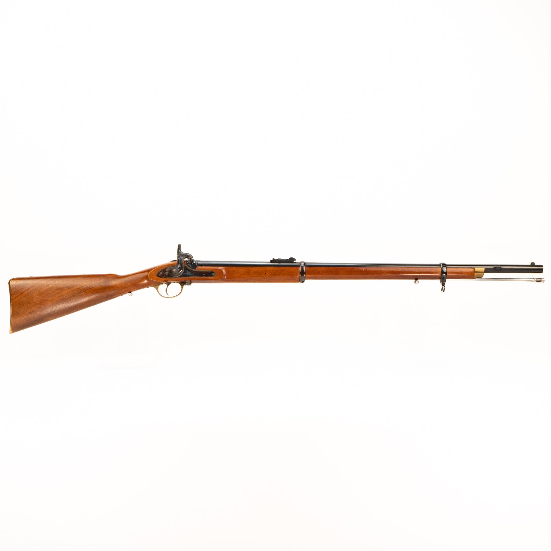 577 Rifel Parker Hale P-58 Enfield 2 Band Naval Black Powder Percussion Rifle ...