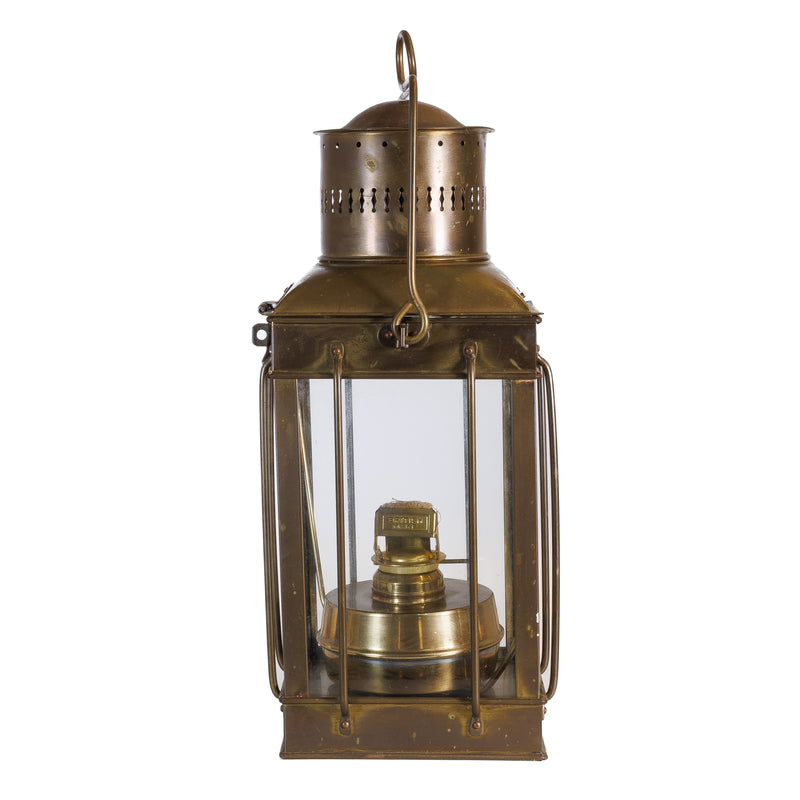 Vintage Brass Marine Lantern