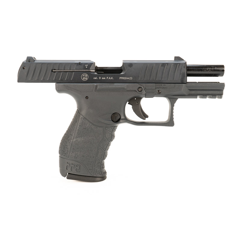 Walther Model PPQ M2 TGR Semi-Auto Blank Firing Pistol : 9mm P.A.K.
