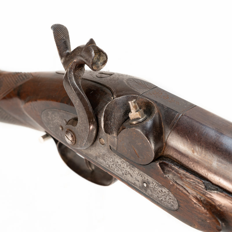 G. West Retford 7 Bore Percussion Fowling Gun