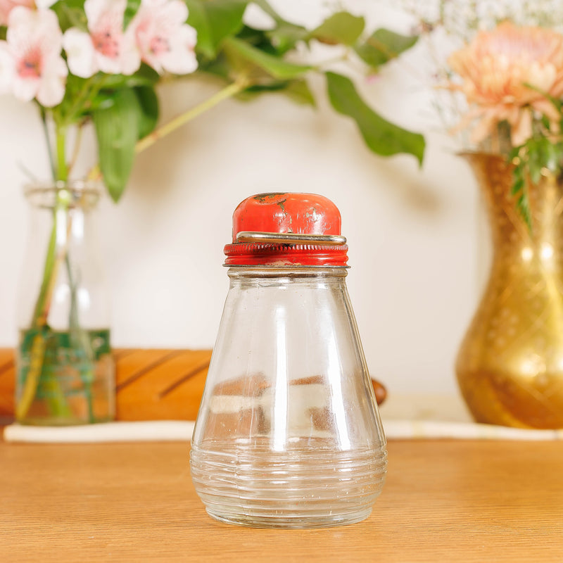 Nut Chopper Jar with Red Lid