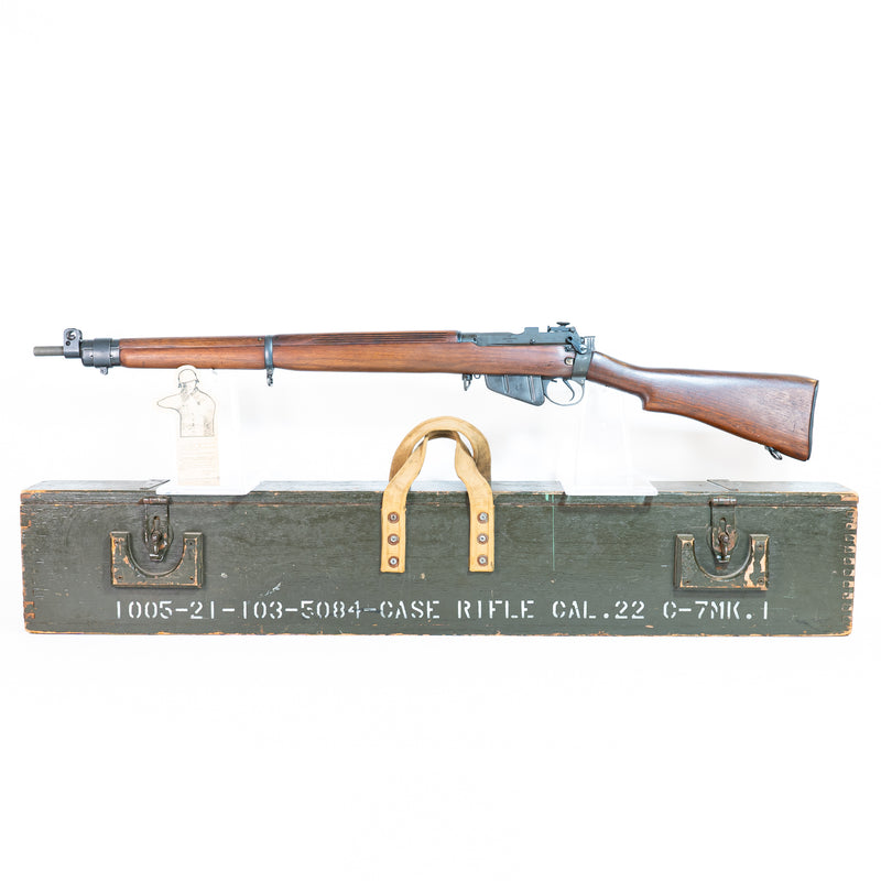 Enfield C No.7 Mk. 1 1944 Long Branch .22 Cal Training Rifle with Transit Case