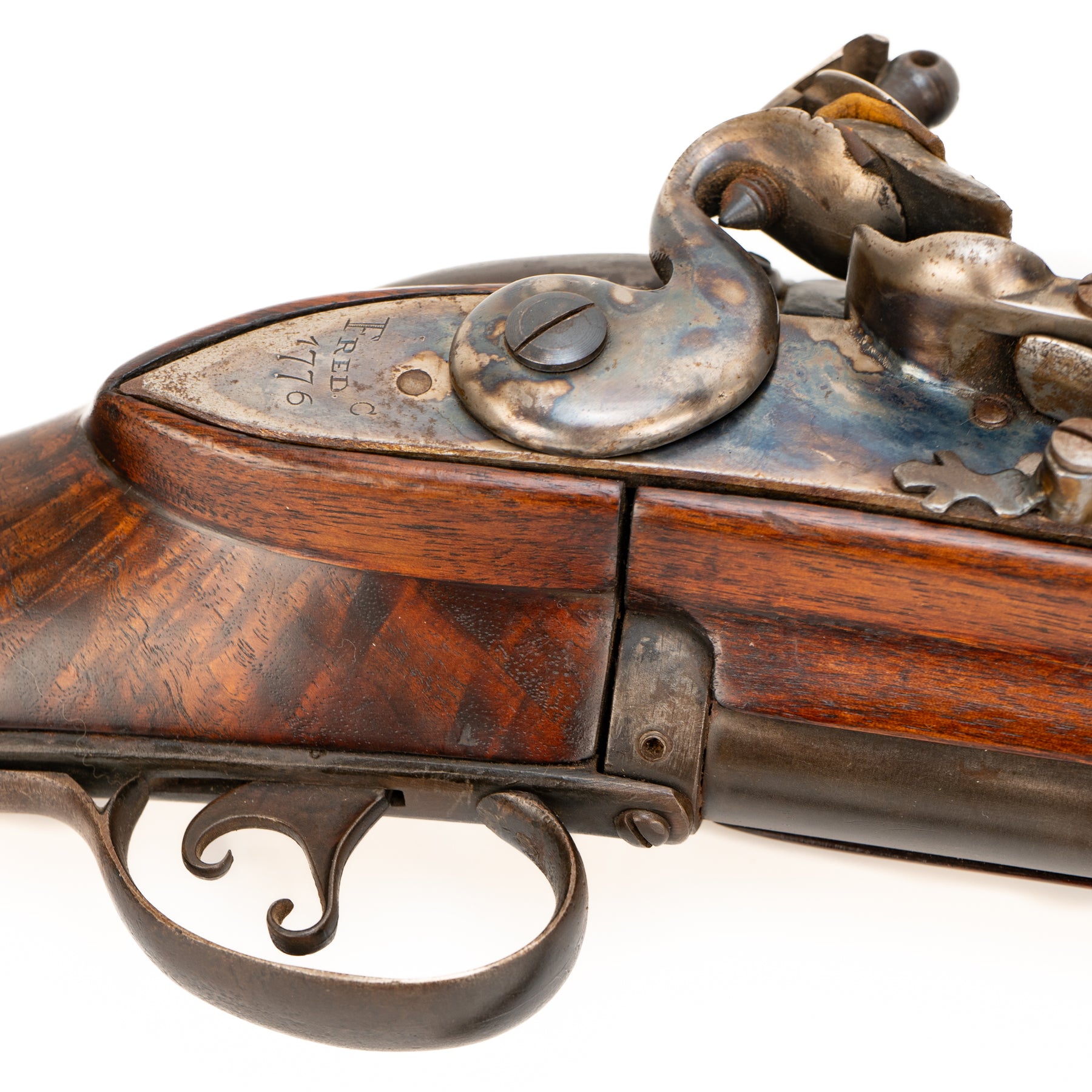 75 Caliber Flintlock 4 Barrel .75 Caliber Volley Gun – Everything Old Antiques ...