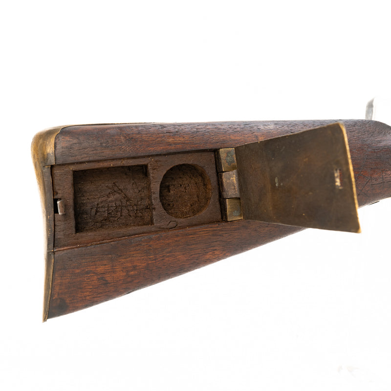 Nepalese Brunswick Percussion Cap Black Powder Rifle : .75 Cal Belted Ball
