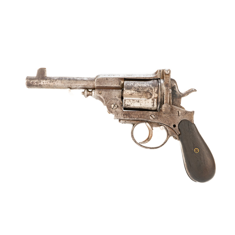 Antique Belgian J. Warnant 11mm Top Break Revolver