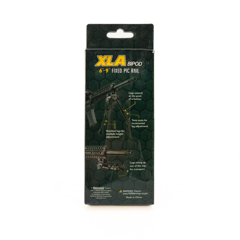 Caldwell XLA Fixed Pic Rail 6" to 9" Bipod