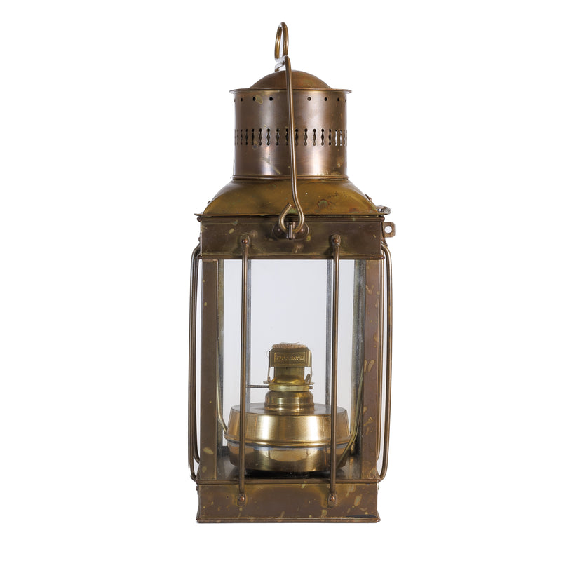 Vintage Brass Marine Lantern