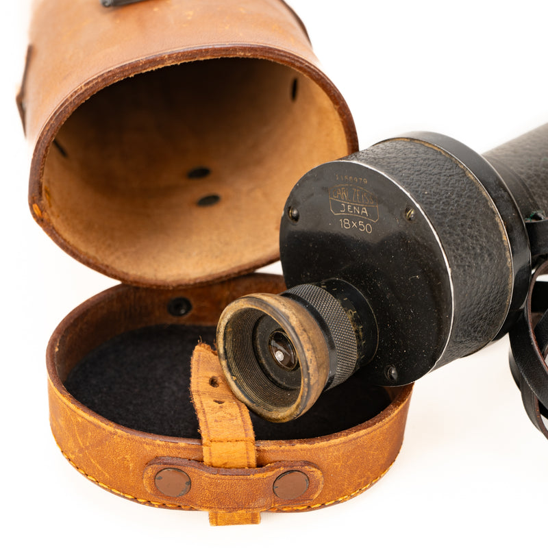 Carl Zeiss Jena 18x50 Monocular with Leather Case