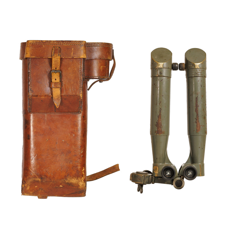 WWI Zeiss S.F.09 Trench Binoculars in Original Leather Case