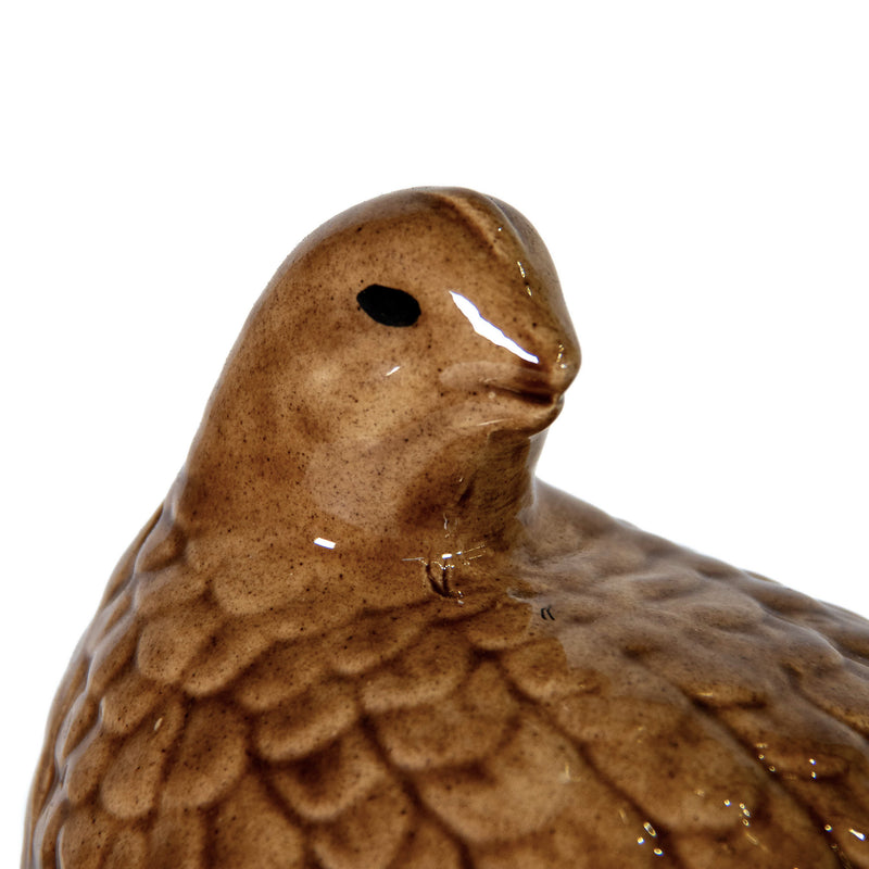 Glazed Ceramic Quail