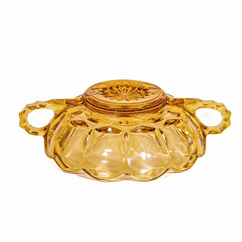 Gold Glass Condiment/Candy Bowl
