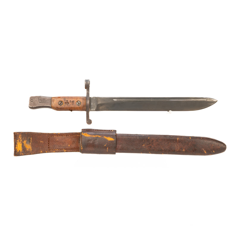 RARE WWI Ross Mk II Bolt Action Rifle U.S. Marked with Matching Bayonet