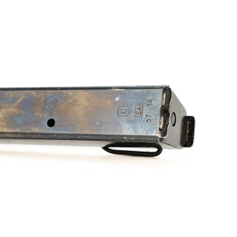 Finnish Suomi M31 9mm 5/32 Pinned Metal Magazine