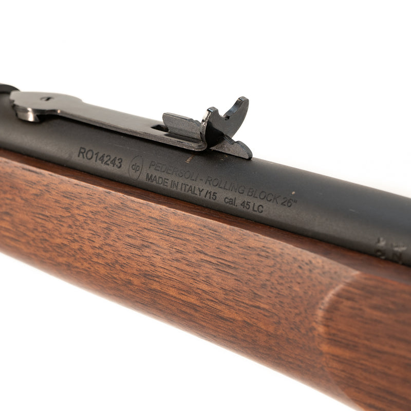 Pedersoli Mississippi Classic Rolling Block Rifle : .45 Long Colt