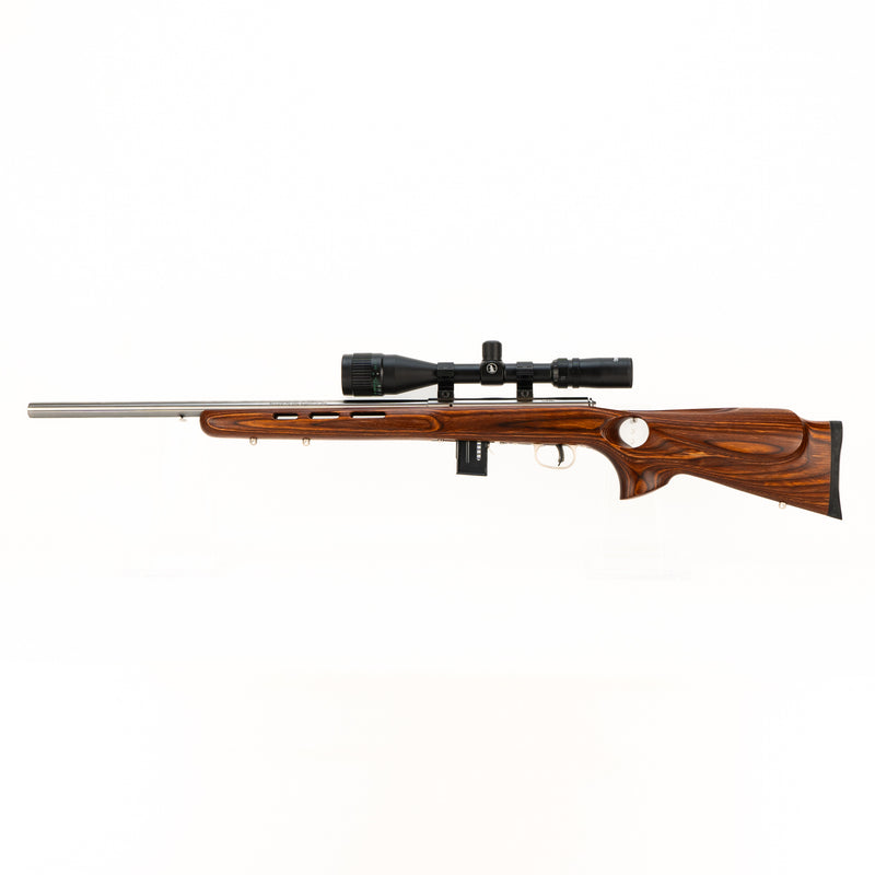 Savage 93R17-BTVS Bolt Action Stainless Steel Thumbhole Stock Rifle: .17 H.M.R.