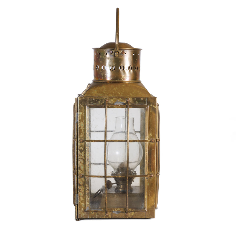 Vintage Brass Chief Light Marine Lantern