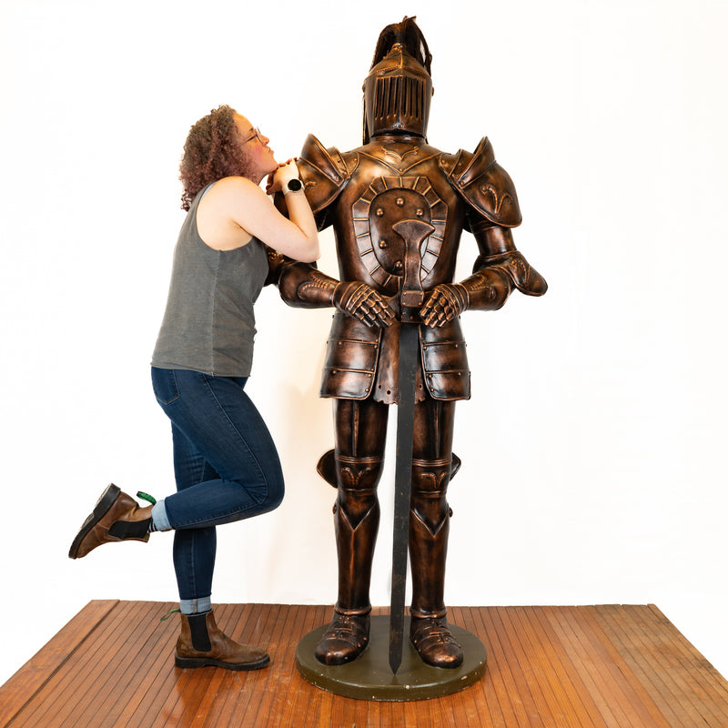 Life Sized Medieval Knight with Sword