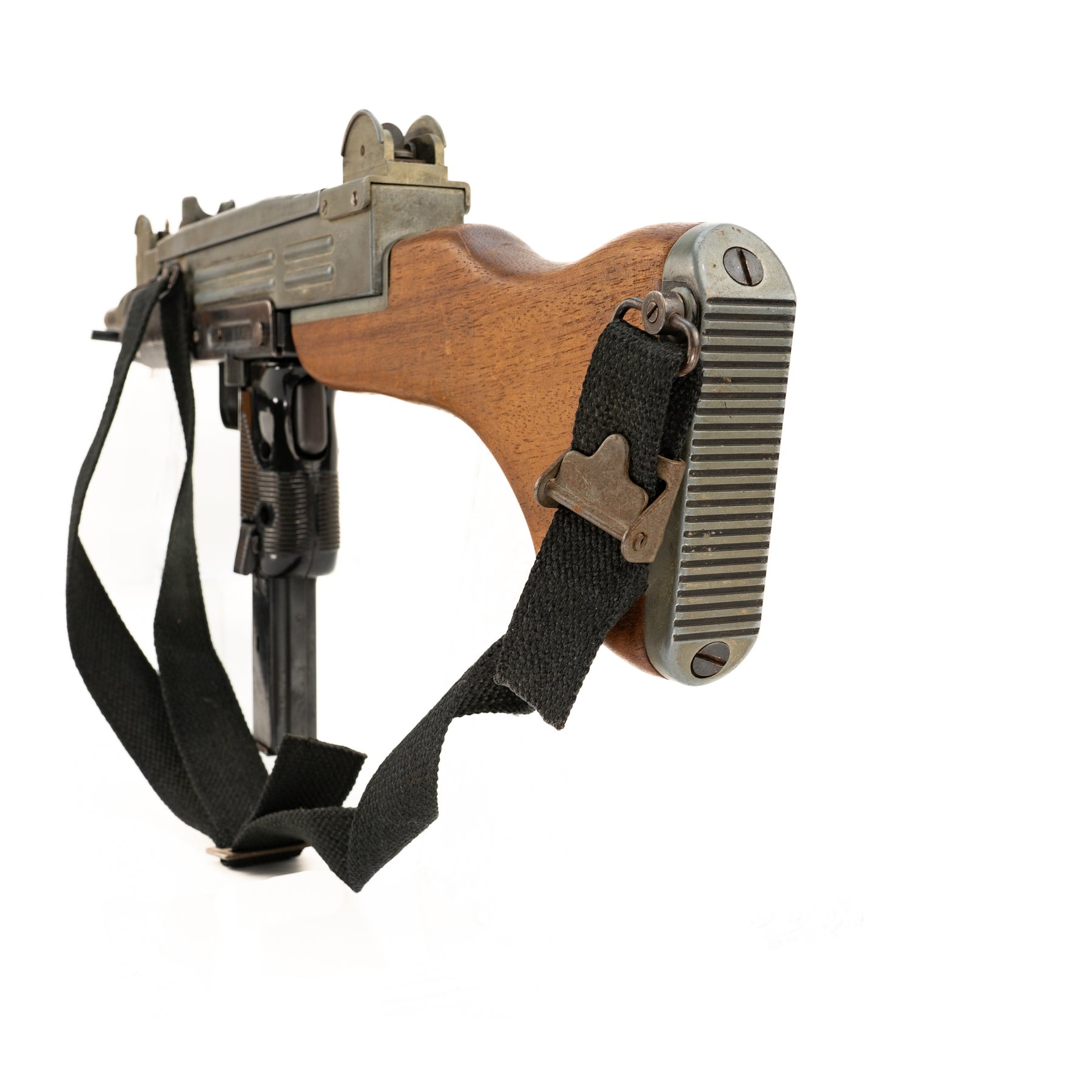 Plug Fire Cap Marushin UZI 9mm Plug Fire Cap Gun with Magazine, Removable Wood Stock ...