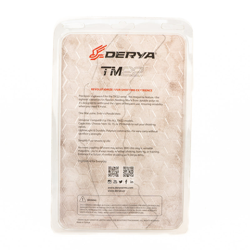 Derya Arms TM22 15 Round Polymer Magazine