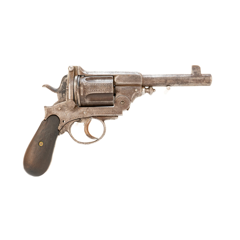 Antique Belgian J. Warnant 11mm Top Break Revolver