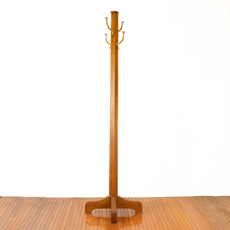 Mission Style Oak Arts & Crafts Coat Tree