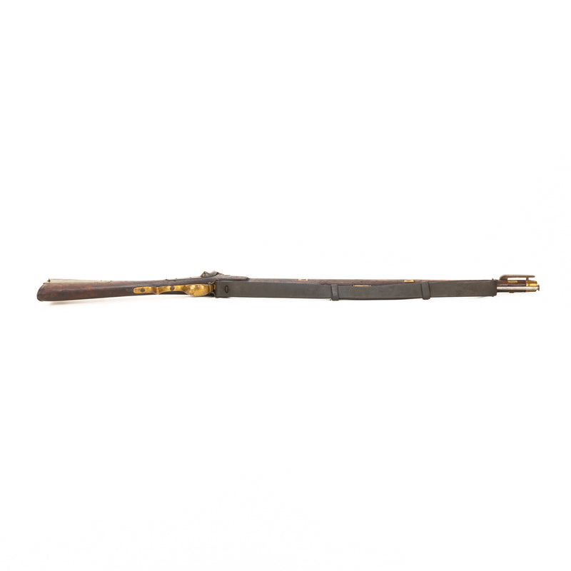 Nepalese Brunswick Percussion Cap Black Powder Rifle : .75 Cal Belted Ball