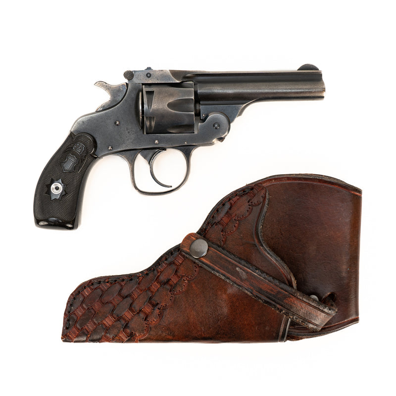 Hopkins & Allen Model 1804 Revolver with Leather Holster