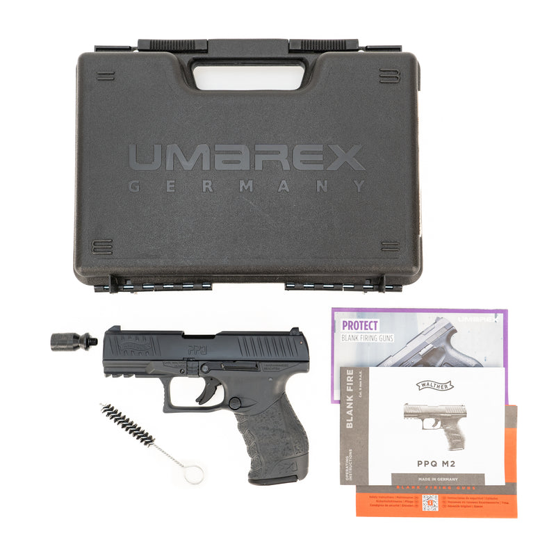 Walther Model PPQ M2 TGR Semi-Auto Blank Firing Pistol : 9mm P.A.K.