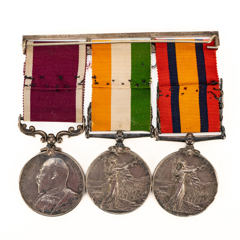 Boer War Medal Group : Named Pte./Sjt. W.E. Higgs Leicester Regt.