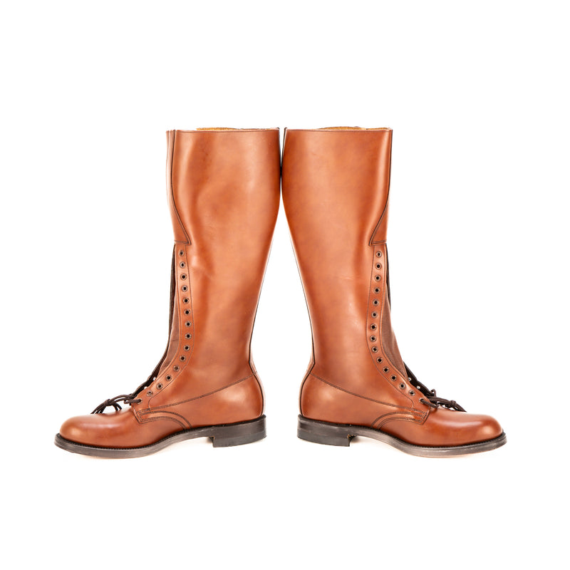 New Old Stock Biltrite RCMP High Brown Boots : Size 9E