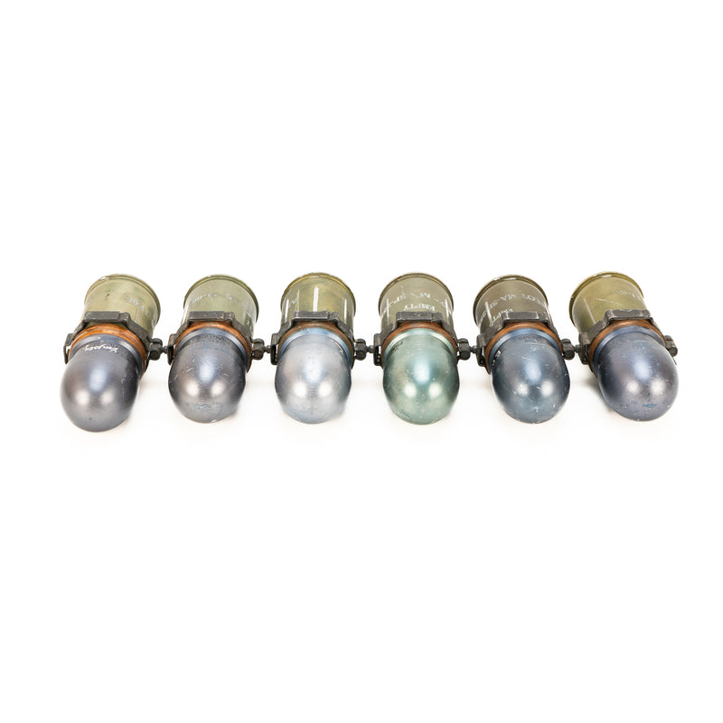 Set of 6 Linked Inert 40mm High Velocity M385 Target Practice Rounds
