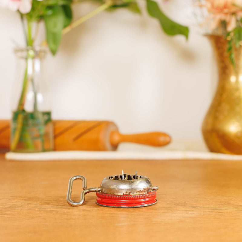 Nut Chopper Jar with Red Lid