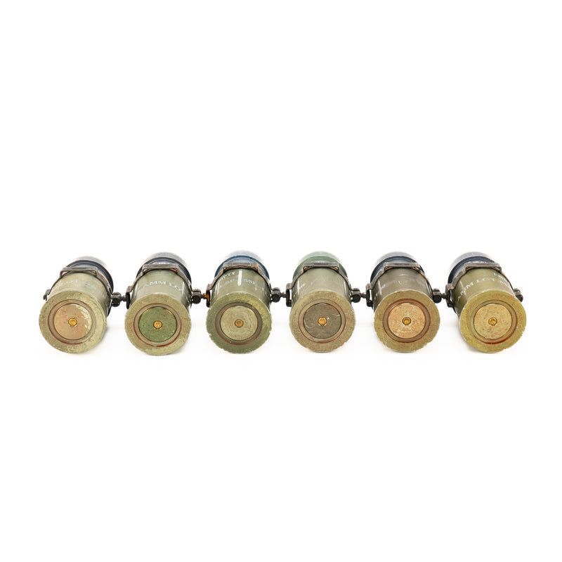 Set of 6 Linked Inert 40mm High Velocity M385 Target Practice Rounds