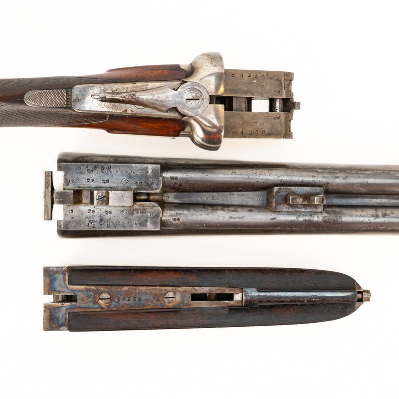 Webley & Scott Break Action Double Barrel Side by Side Boxlock Shotgun : 12GA