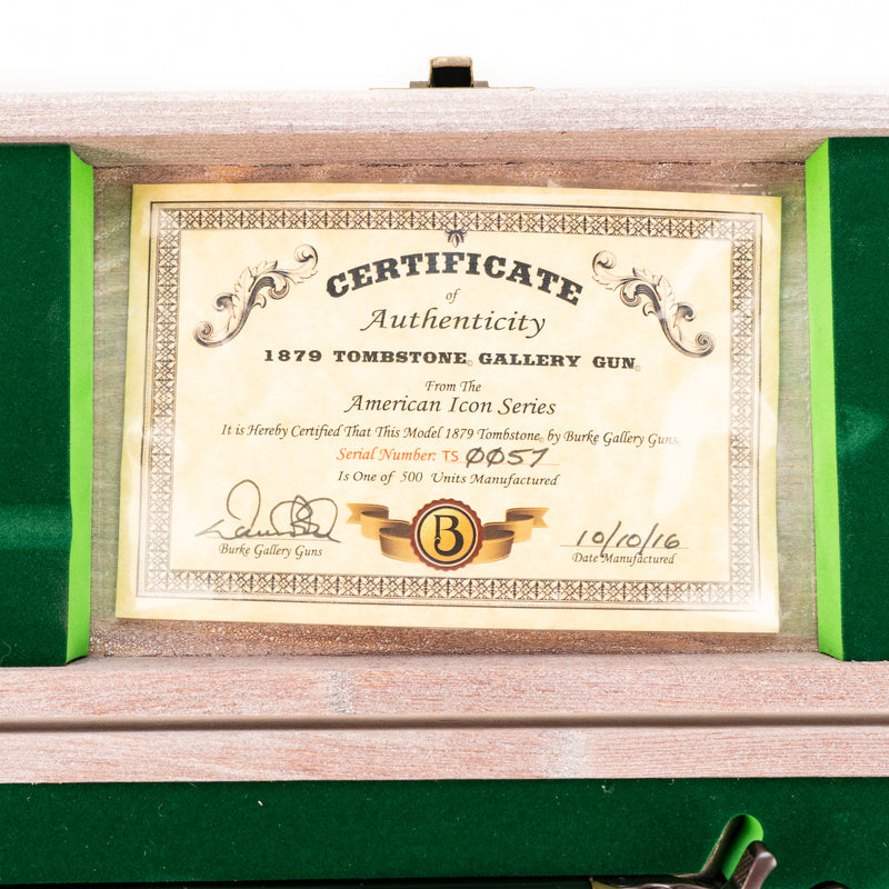 Burke Gallery Guns 1879 Tombstone Miniature Shotgun