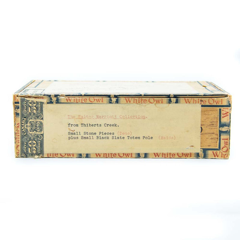 "The Walter Marrlott Collection" Wooden White Owl Cigar Box