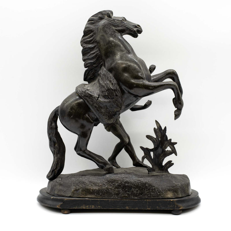 Spelter Marly Horse Sculpture