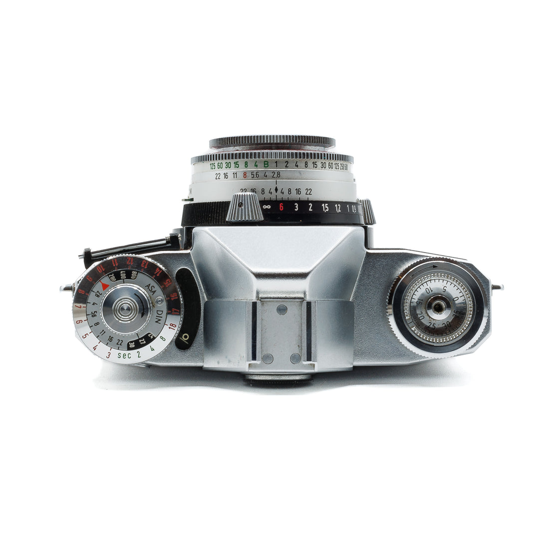 Zeiss Ikon フィルムカメラ 45mm f/2.8 Zeiss Ikon Contaflex II: Tessar 45MM F/2.8 Lens & Case
