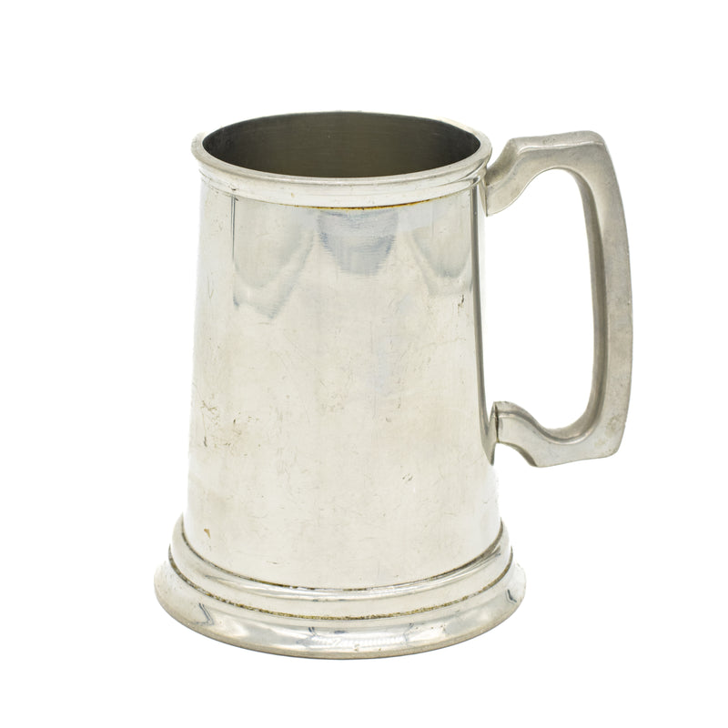 Birks Pewter Glass Bottom Beer Mug