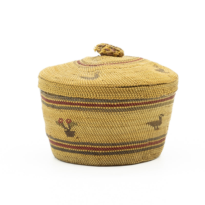 c.1900 Nuu-Chah-Nulth Finely Woven Basket