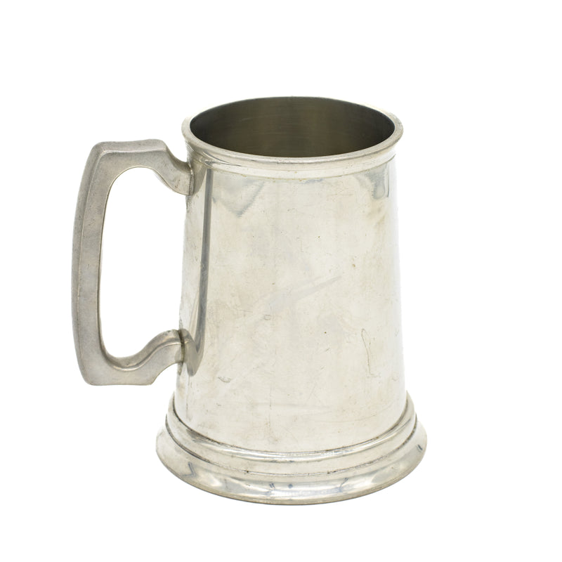 Birks Pewter Glass Bottom Beer Mug