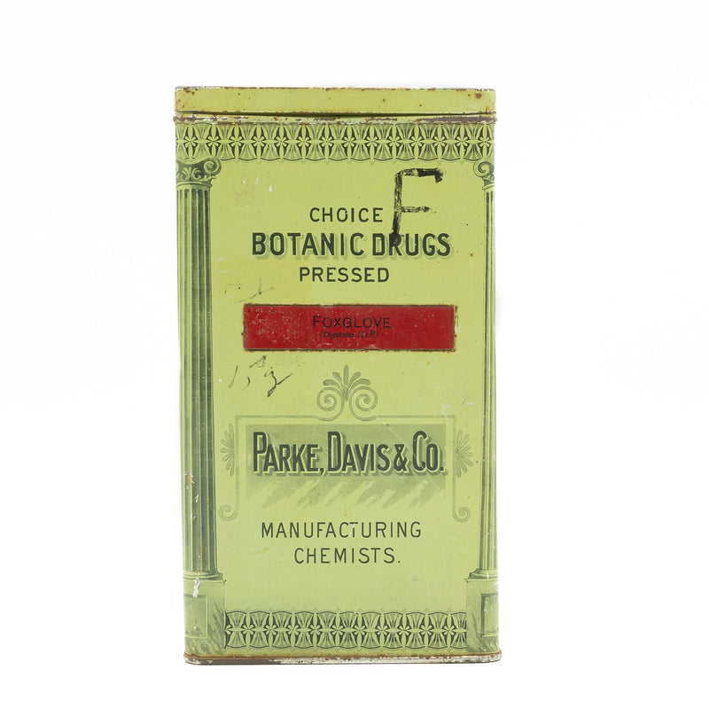 Parke Davis & Co. Choice Botanic Drugs Tin: Foxglove
